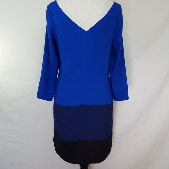EXPRESS Lined Blue Dress, Size S - Picture 3 of 7